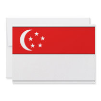 Singapore Flag T-shirts and Gifts Custom Announcement