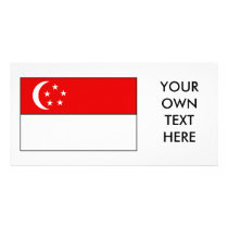 Singapore Flag T-shirts and Gifts photo cards