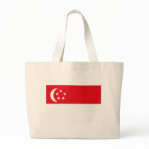 Singapore Flag Tote Bag by FlagTshirts Singapore Flag Tote Bag