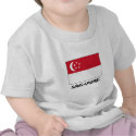 Singapore Flag t-shirts by flagshirt Singapore Flag t-shirts