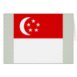 Singapore High quality Flag Cards