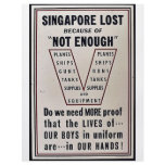 Singapore Lost Because Of :Not Enough Full Color Flyer