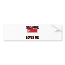 Singapore Loves Me bumper stickers