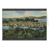 Singapore Malley Valley St. , Vintage Greeting Card