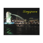 Singapore Merlion postcards