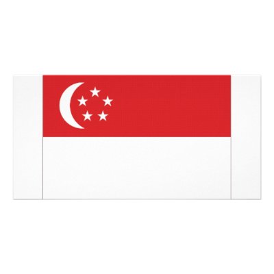 Singapore National Flag Picture on Singapore National Flag Photo Cards From Zazzle Com