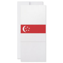 Singapore National Flag rack cards by All_Flags Singapore National Flag rack cards