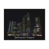 singapore night postcards