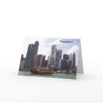 Singapore Port (by St.K) Greeting Card