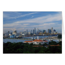 Singapore skyline from Sentosa Island, Singapore Card