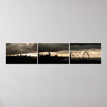 Singapore Skyline No1 Poster
