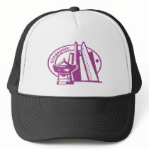 Singapore Stamp hats