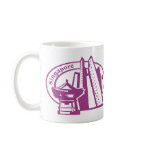Singapore Stamp Mugs