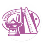 Singapore Stamp stickers