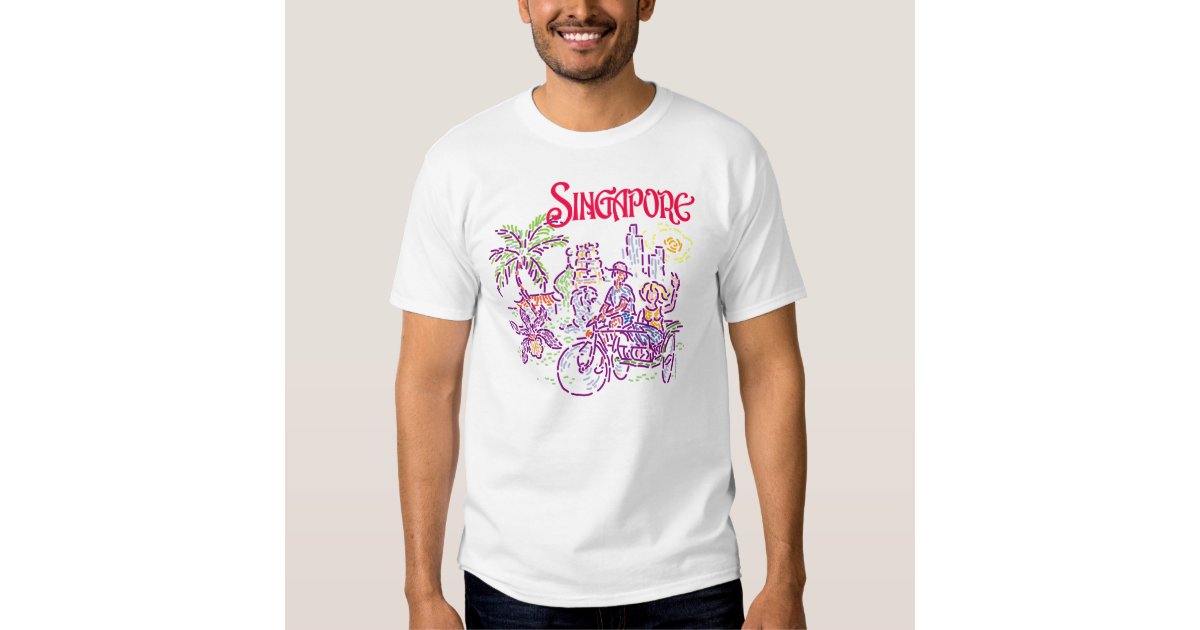 SINGAPORE TShirt Zazzle