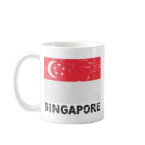 Singapore Vintage Flag Coffee Mug