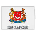 Singaporean Emblem cards by FlagStore Singaporean Emblem cards