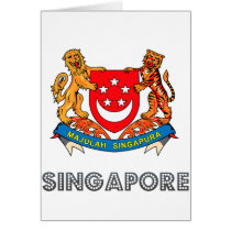 Singaporean Emblem Greeting Cards