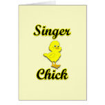 Singer Chick Card