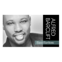 Singer Headshot for Vocalist Musician Business Cards