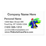 Singer in Suit and Sunglasses Business Card Template