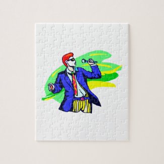 Singer in Suit and Sunglasses puzzle