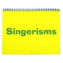 Singerisms calendars