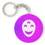 Singer's Happy Face Keychain