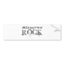 Singers Rock bumper stickers by busybrain Singers Rock bumper stickers