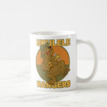 Singin', Uke Playing Bear Mascot, Ukulele Rangers Coffee Mugs