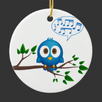 Singing bird ornaments