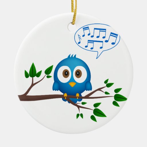 singing bird ornament zazzle singing bird ornament zazzle