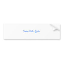 Singing Bridge Beach Michigan Classic Design Bumper Sticker