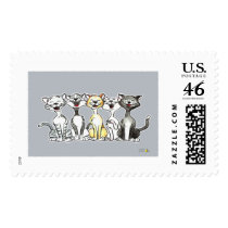 Singing cats postage by jsoh Singing cats postage