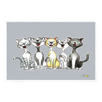 Singing Cats posters by jsoh Singing Cats posters
