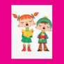 Singing Christmas Carols Post Card Singing Christmas Carols Post Card