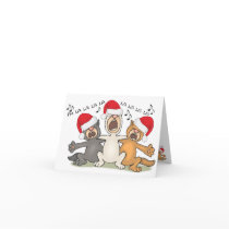 Singing Christmas Cats cards by malibuitalian Singing Christmas Cats cards