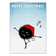 Singing Dancing Evil Christmas Bug Greeting Cards