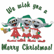 Singing Elves embroidered shirts by Embroidery4U Singing Elves embroidered shirts