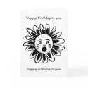 Singing Flower - Happy Birthday Song cards by artberry Singing Flower - Happy Birthday Song cards