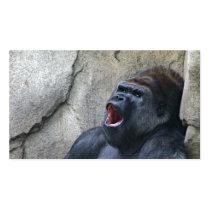 Singing gorilla profile card business cards by deemac1 Singing gorilla profile card business cards
