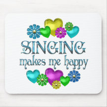 Singing Happiness Mousepad