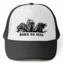 singing horses, Born to sing hats