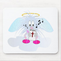 Singing in Heavens Choir Mouse Pads