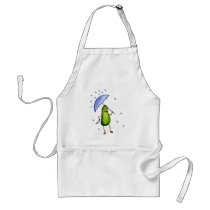 Singing in the Rain Avocado Item aprons