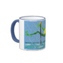 singing in the rain frog mugs