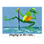 Singing in the rain... post cards