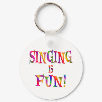 Singing is Fun keychains