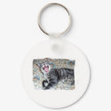Singing Kitty keychains by BowNRanch Singing Kitty keychains