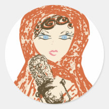 Singing Matryoshka Stickers